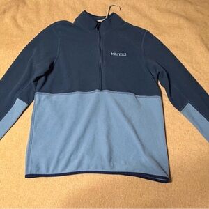 Women’s Marmot Rocklin Blue Half-Zip Pullover